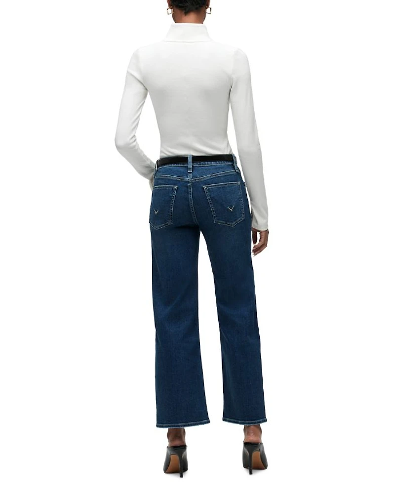Rosie High Rise Ankle Wide Leg Jeans Fusion