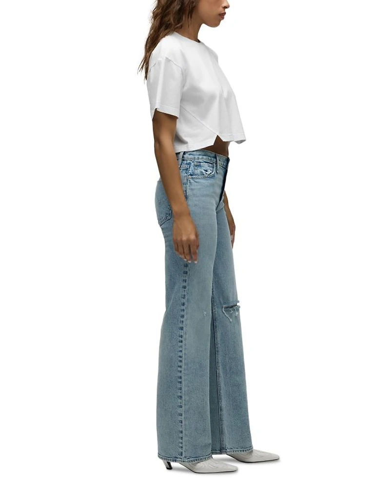 Rosie High Rise Wide Leg Jeans Rider