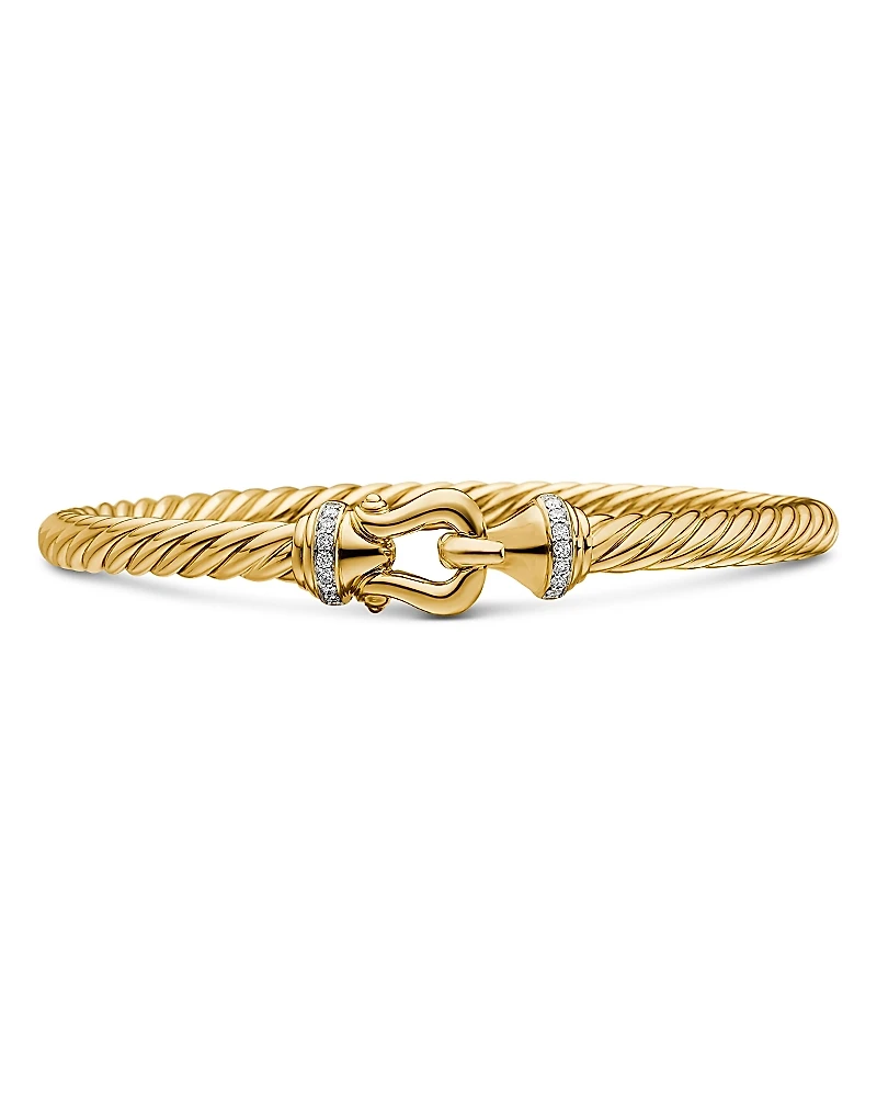 David Yurman Buckle Cablespira Bracelet