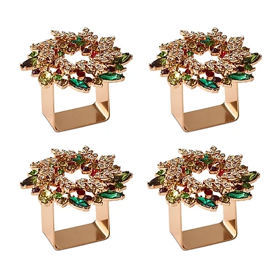 Kim Seybert Wreath Napkin Ring, Set of 4