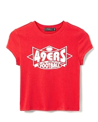 Junk Food Clothing Women's Nfl San Francisco 49ers Baby Tee