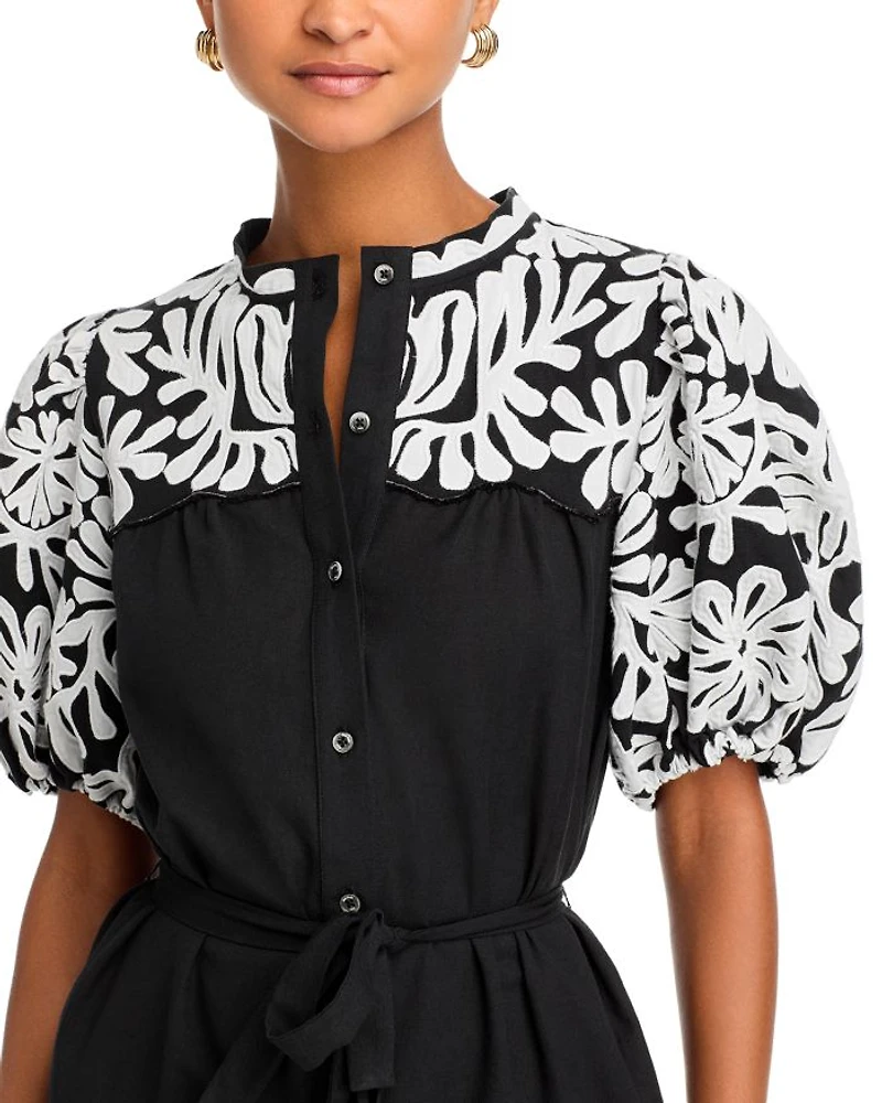 Agathe Puffed Sleeve Dress