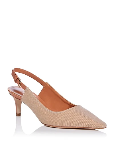 Women's Slyvie Denim Slingback Pumps