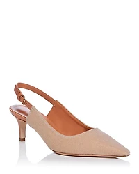 Women's Slyvie Denim Slingback Pumps