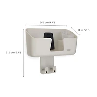 IronHub Wall Mounted Iron Storage Caddy With Ironing Board Hook