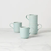 Lenox French Perle Mugs, Set of 4