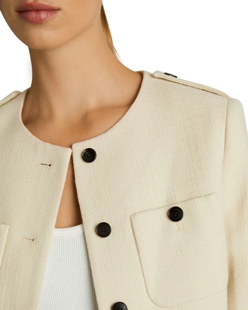 Blane Wool Cropped Jacket