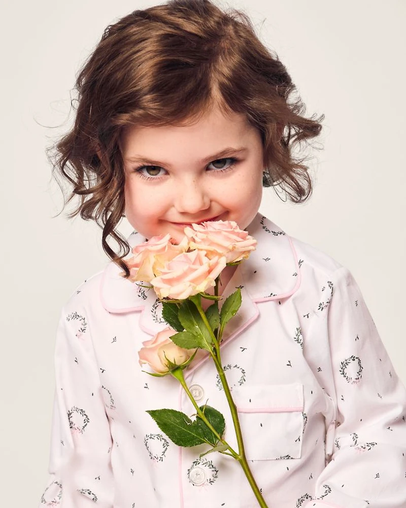 Girls Somerset Wreath Pajama Set - Baby, Little Kid, Big Kid