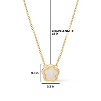 Mother of Pearl Inlay Flower Pendant - Saya