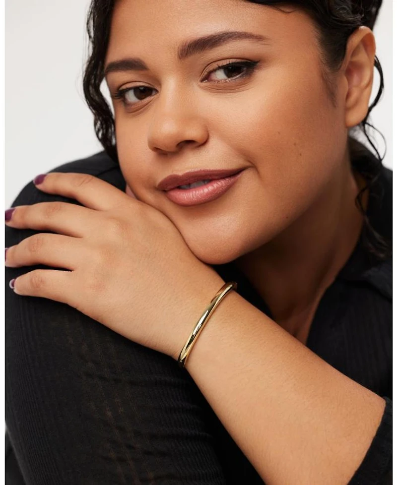 Gold Bangle Bracelet - Brynley