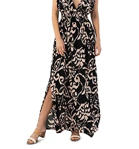 Dahlia Tie Dye Cover Up Maxi Dress