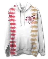 Junk Food Clothing Unisex Nfl San Francisco 49ers Stitch Tie Dye Hoodie