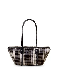 Forna Striped Raffia Tote