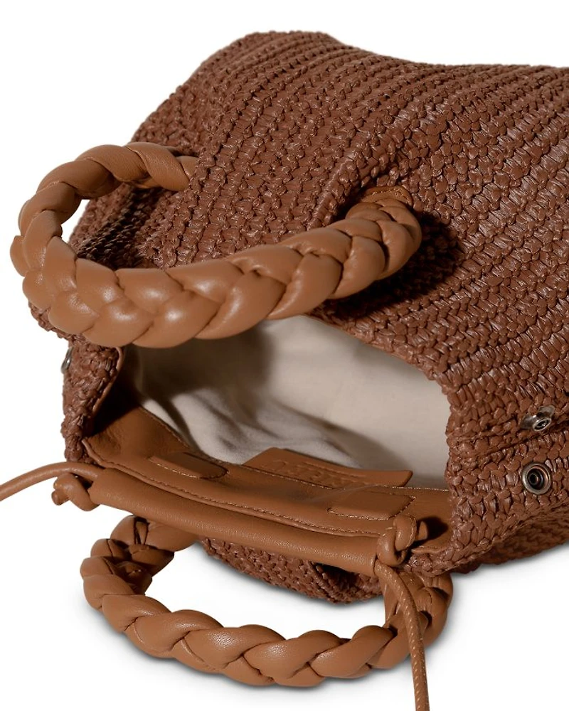 Bombom M Raffia Crossbody