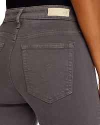 Mari Mid Rise Crop Jeans Misty Grey