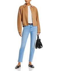Dazzler Mid Rise Ankle Fray Jeans Blessing Disguise