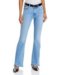 Mother The Weekender Mid Rise Flared Jeans