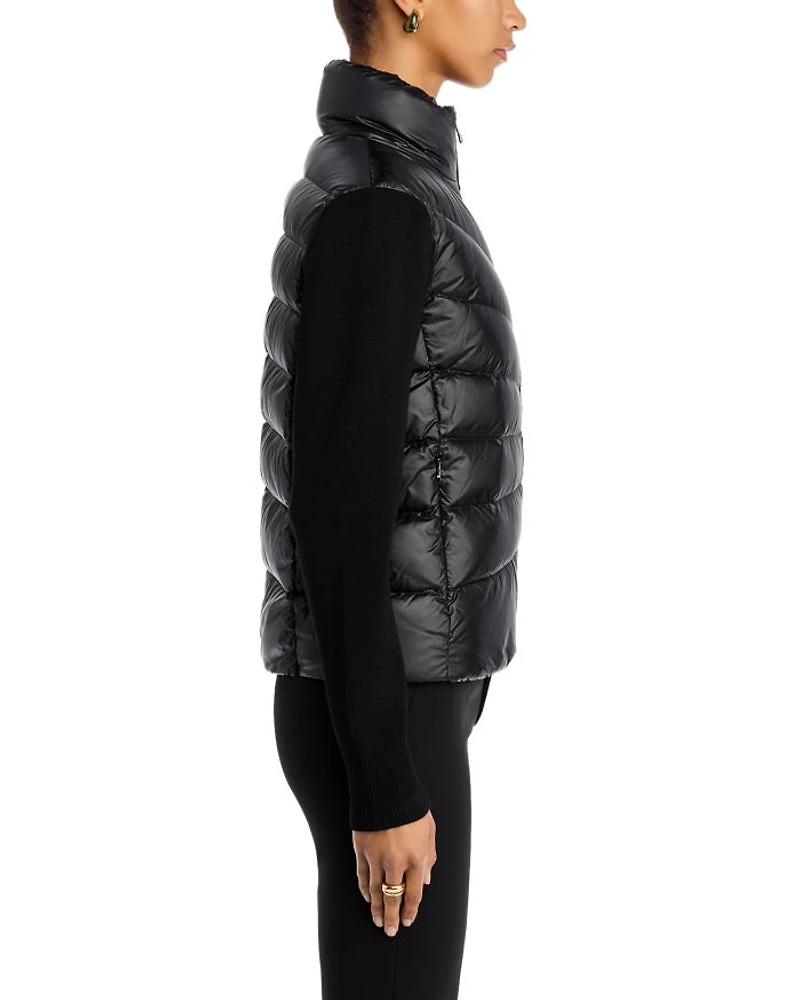 Cardigan Puffer Jacket