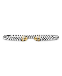 Cable Classics Bracelet with Gold Domes & Diamonds