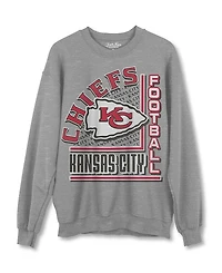 Junk Food Clothing Unisex Nfl Kansas City Chiefs Backfield Crew Fleece Sweatshirt