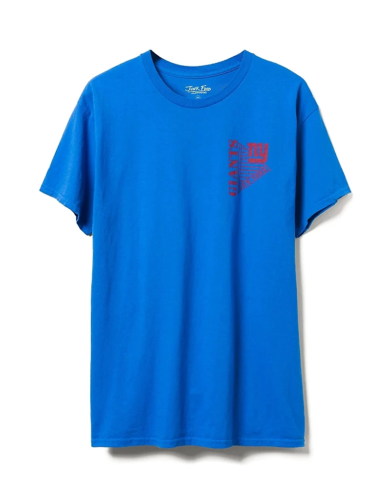 Junk Food Clothing Unisex Nfl New York Giants Drive Tee