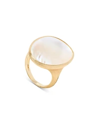 Marco Bicego 18K Yellow Gold Lunaria Mother of Pearl Ring