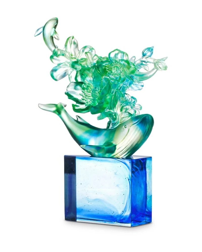 Crystal Flower Whale Journey of Kun