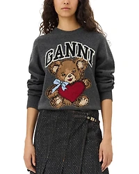 Graphic Bear Pullover Sweater