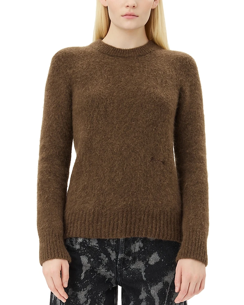 Ganni Crewneck Long Sleeve Sweater