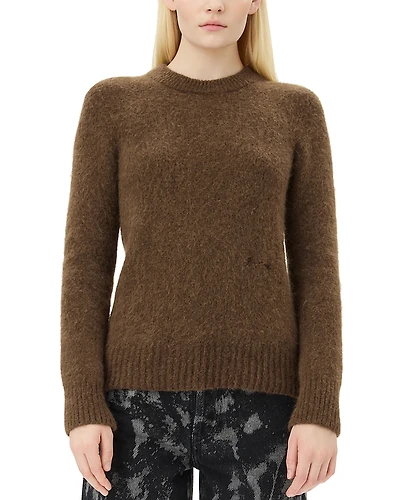 Ganni Crewneck Long Sleeve Sweater