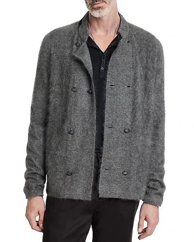 John Varvatos Adrano Double Breasted Cashmere Jacket