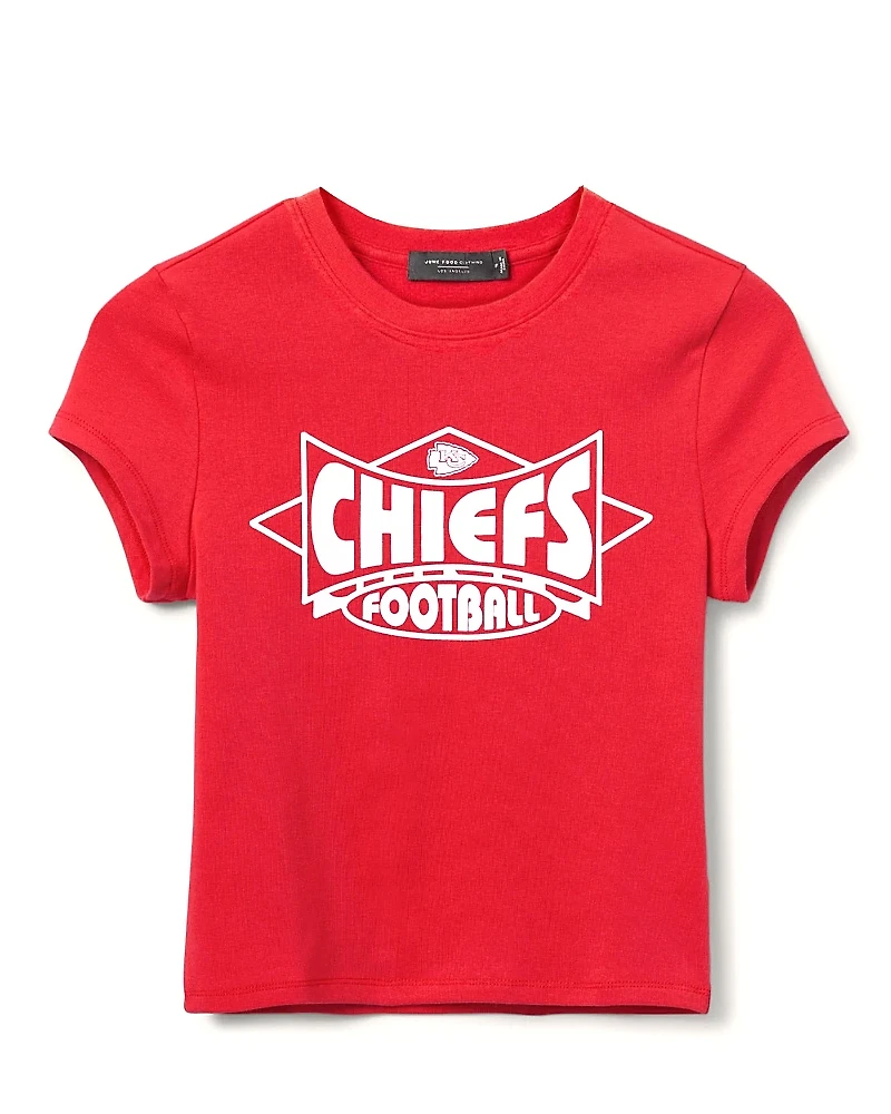 Junk Food Clothing Women's Nfl Kansas City Chiefs Baby Tee