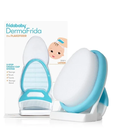 DermaFrida the FlakeFixer the 3-Step Cradle Cap System