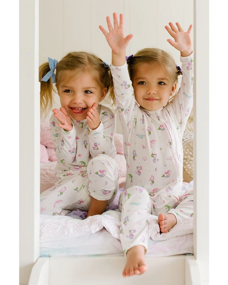 Girls' Mermaid Convertible Footie - Baby