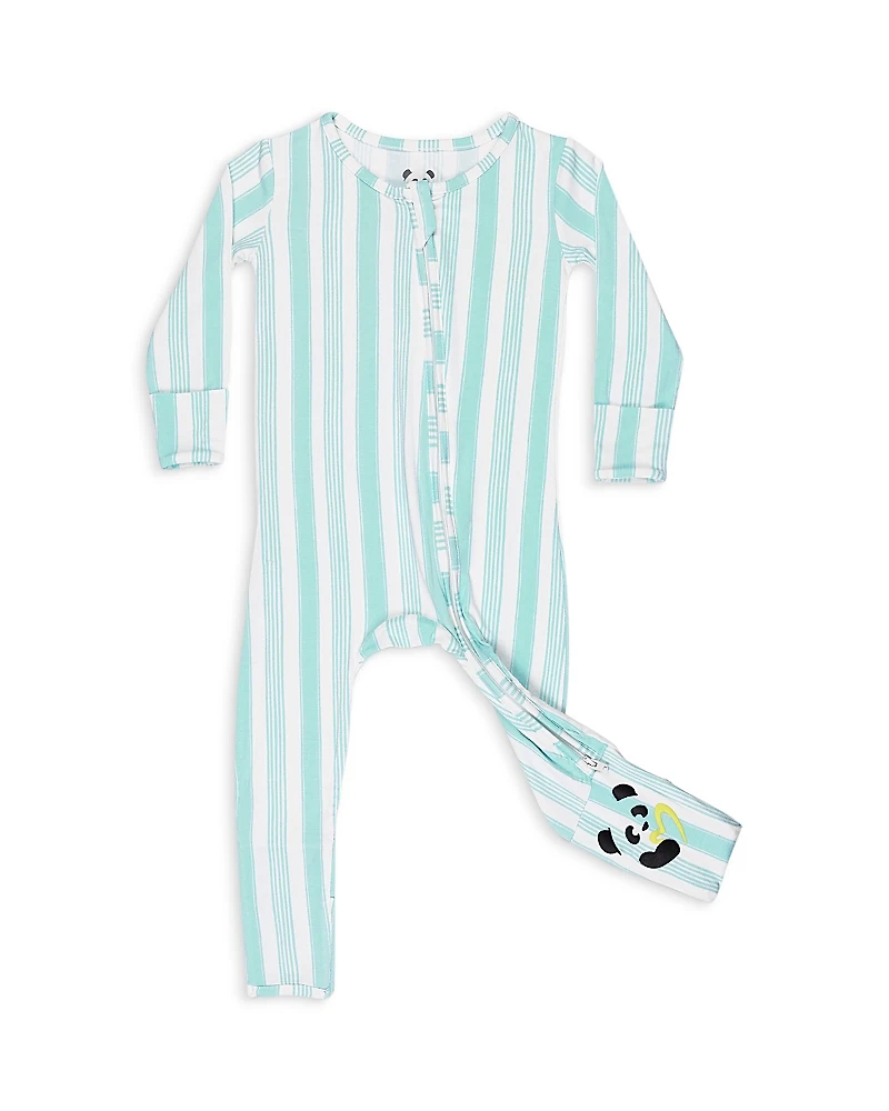 Bellabu Bear Unisex Slumber Stripes Convertible Footie - Baby