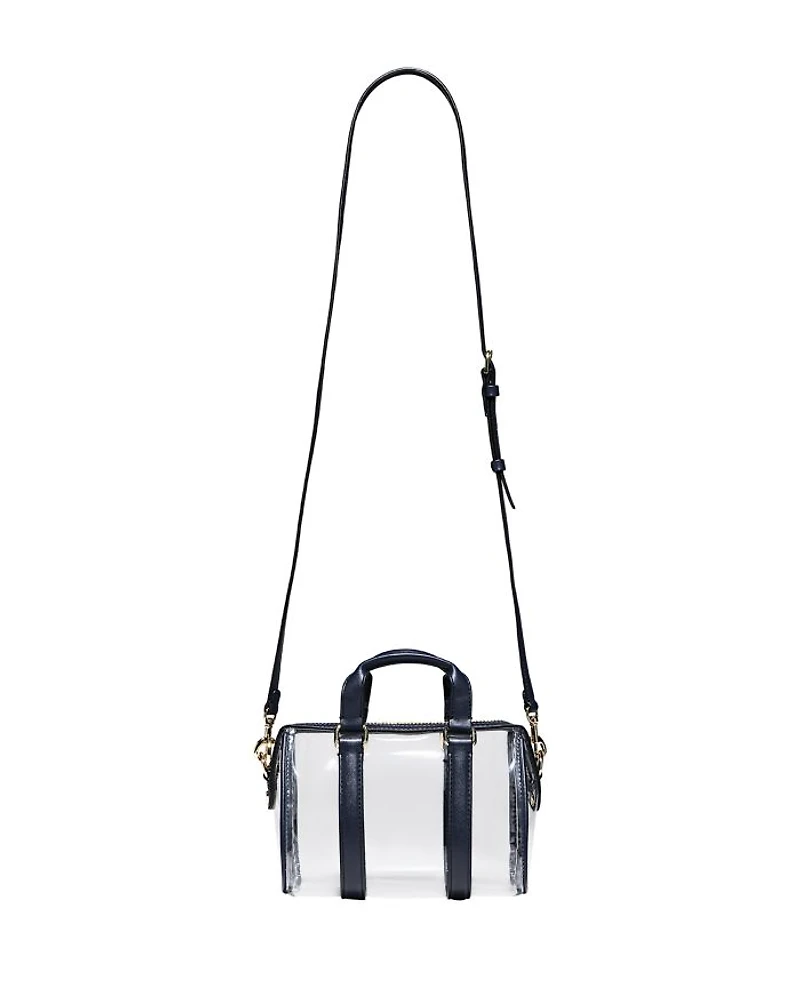 Clear Micro Duffle Crossbody Bag