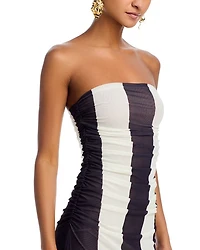 Daphne Striped Tube Dress