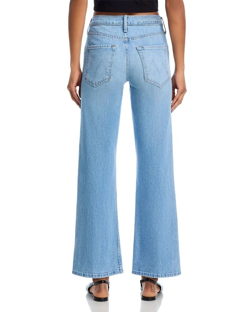 The Bookie High Rise Ankle Wide Leg Jeans Puzzled