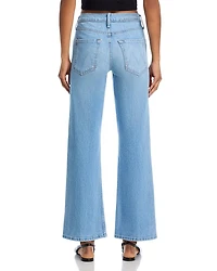 The Bookie High Rise Ankle Wide Leg Jeans Puzzled