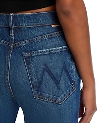 The Rambler High Rise Ankle Straight Jeans Well Stacked