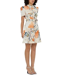 Bronte Floral Belted Mini Dress