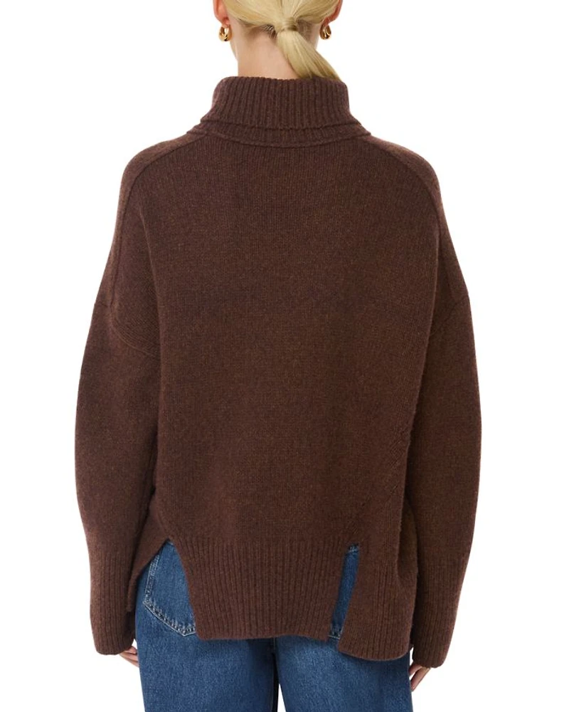 Wool Roll Neck Knit Sweater
