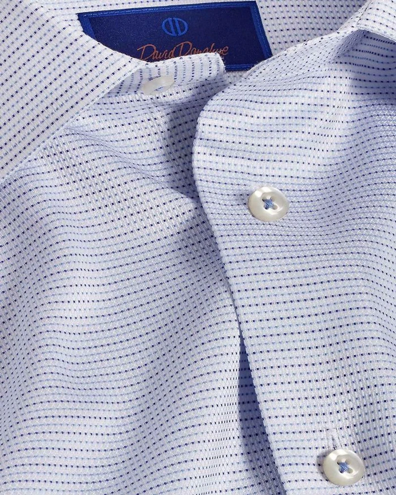 Trim Fit Micro Dobby Dot Dress Shirt