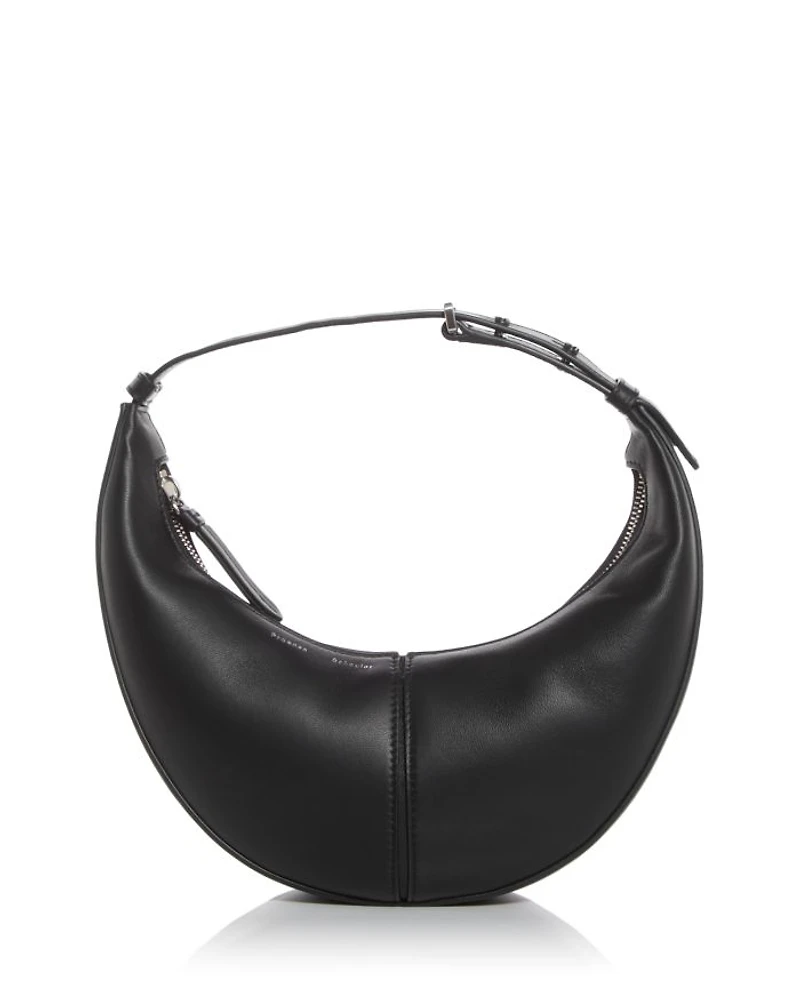 Mini Slide Leather Top Handle Bag