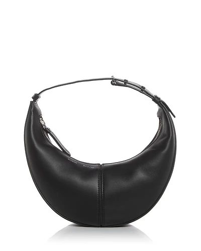 Mini Slide Leather Top Handle Bag