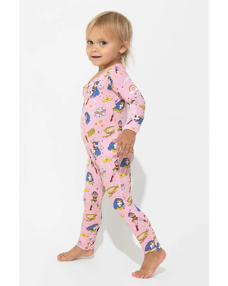 Bear Girls' Wonder Woman Convertible Footie - Baby