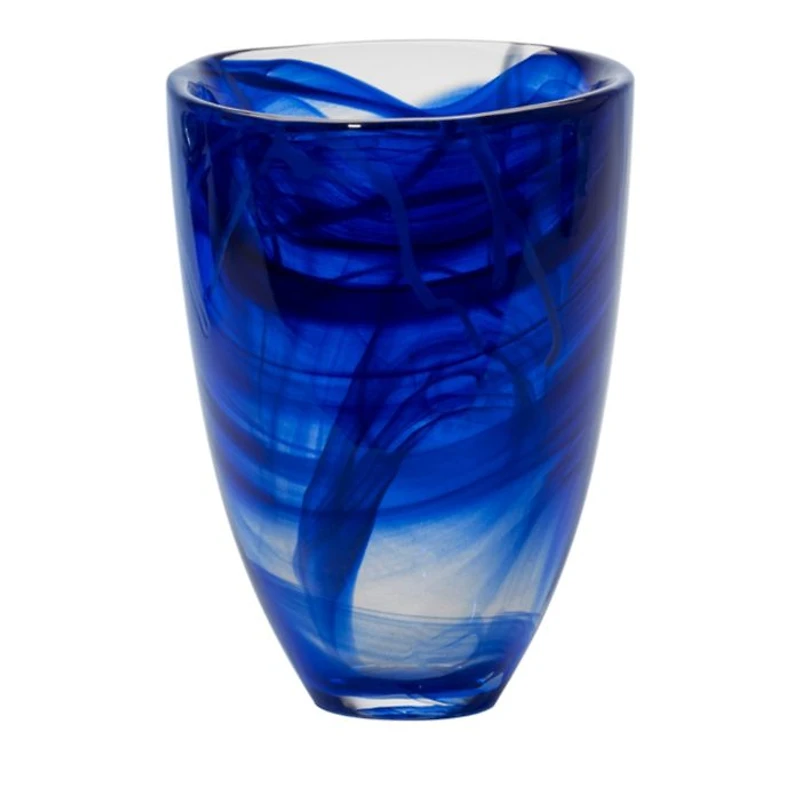 Contrast Vase, Blue