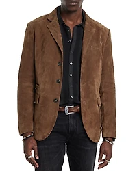 John Varvatos Slim Fit Leather Sport Jacket