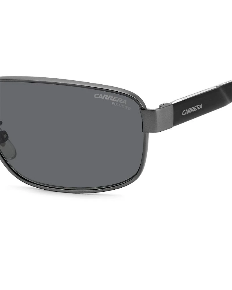 C Flex Rectangle Sunglasses, 56mm
