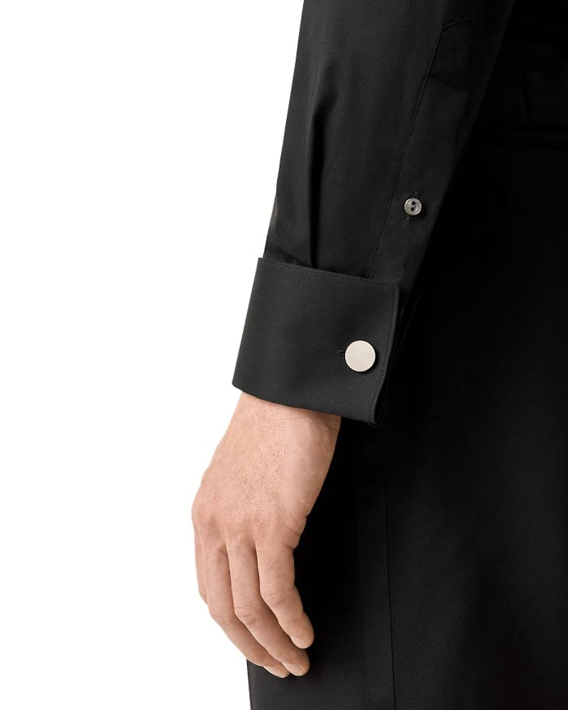 Contemporary Fit Plissé Bib Formal Shirt